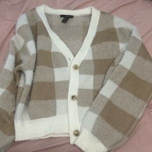 Oversizedd Tan Cardigan